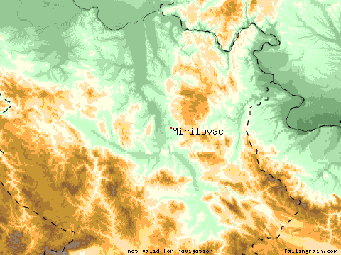 Detailed map of Mirilovac (may take a few seconds).